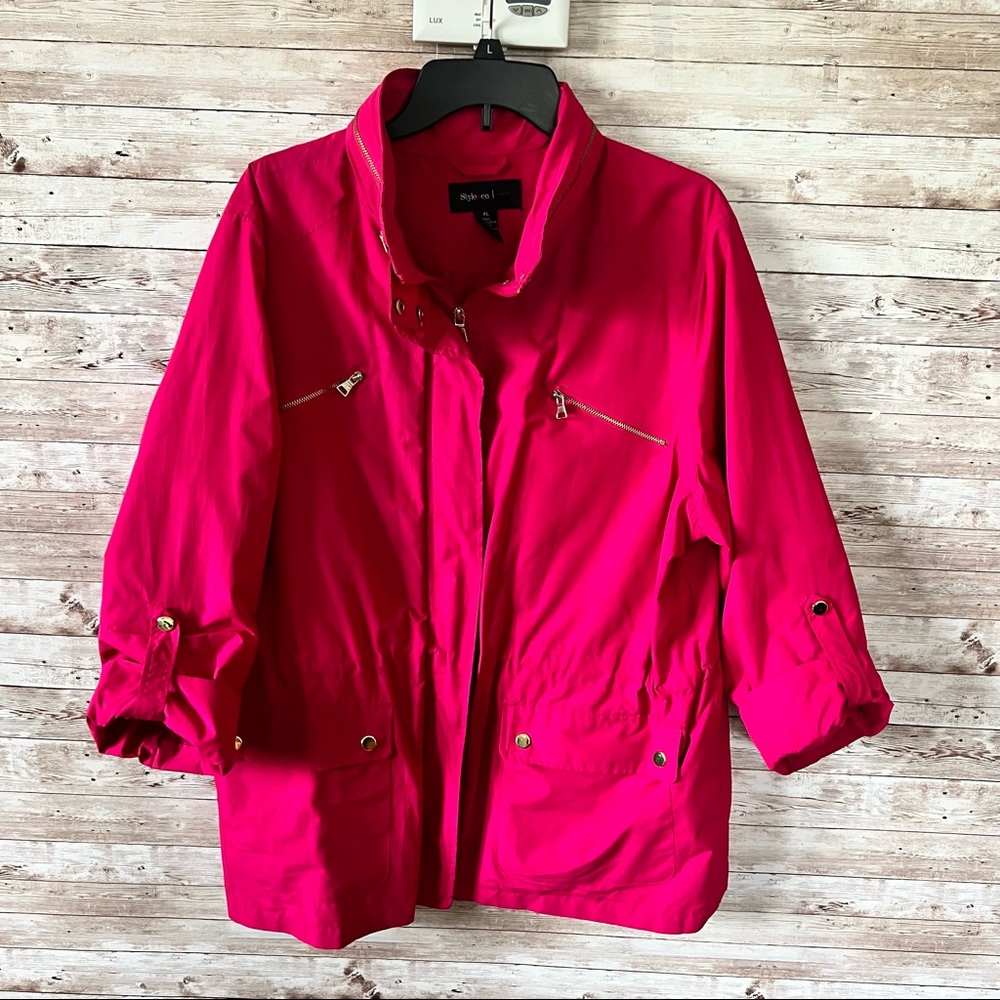 Style & co. Hot Pink Jacket